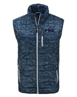 Milwaukee Brewers City Connect Cutter & Buck Rainier PrimaLoft® Mens Eco Insulated Full Zip Printed Puffer Vest DN_MANN_HG 1