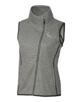 Chicago White Sox City Connect Cutter & Buck Mainsail Sweater Knit Womens Asymmetrical Vest POH_MANN_HG 1