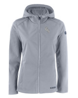 Chicago White Sox City Connect Cutter & Buck Evoke Eco Softshell Recycled Full Zip Womens Jacket CNC_MANN_HG 1