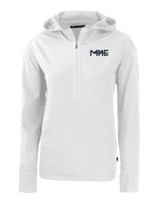 Milwaukee Brewers City Connect Cutter & Buck Daybreak Eco Recycled Womens Half Zip Hoodie WH_MANN_HG 1