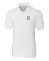 Chicago Cubs City Connect Cutter & Buck Advantage Tri-Blend Pique Mens Big and Tall Polo WH_MANN_HG 1