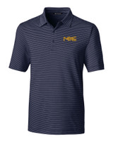 Milwaukee Brewers City Connect Cutter & Buck Forge Pencil Stripe Stretch Mens Polo LYN_MANN_HG 1