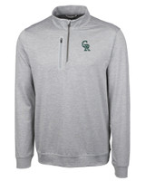 Colorado Rockies City Connect Cutter & Buck Stealth Heathered Mens Big and Tall  Quarter Zip Pullover POL_MANN_HG 1