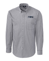 Milwaukee Brewers City Connect Cutter & Buck Easy Care Stretch Gingham Mens Big and Tall Long Sleeve Dress Shirt CC_MANN_HG 1
