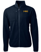 Milwaukee Brewers City Connect Cutter & Buck Cascade Eco Sherpa Mens Big & Tall Fleece Jacket NVBU_MANN_HG 1