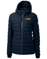 Milwaukee Brewers City Connect Cutter & Buck Mission Ridge Repreve® Eco Insulated Womens Puffer Jacket NVBU_MANN_HG 1