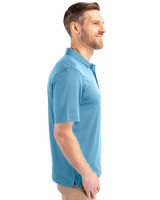 Boston Red Sox City Connect Cutter & Buck Forge Stretch Mens Polo Atlas Light Blue Side