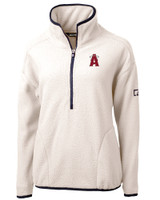 Los Angeles Angels City Connect Cutter & Buck Cascade Eco Sherpa Womens Fleece Pullover Jacket SHNV_MANN_HG 1