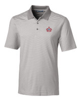 Miami Marlins City Connect Cutter & Buck Forge Tonal Stripe Stretch Mens Polo POL_MANN_HG 1