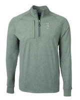 Colorado Rockies City Connect Cutter & Buck Adapt Eco Knit Heather Mens Quarter Zip Pullover HH_MANN_HG 1