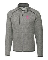 San Diego Padres City Connect Cutter & Buck Mainsail Sweater-Knit Mens Full Zip Jacket POH_MANN_HG 1