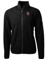 San Diego Padres City Connect Cutter & Buck Cascade Eco Sherpa Mens Fleece Jacket BL_MANN_HG 1