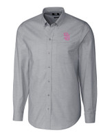 San Diego Padres City Connect Cutter & Buck Stretch Oxford Mens Long Sleeve Dress Shirt CC_MANN_HG 1