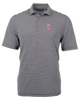 San Diego Padres City Connect Cutter & Buck Virtue Eco Pique Stripe Recycled Mens Polo BL_MANN_HG 1