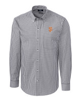 San Francisco Giants City Connect Cutter & Buck Easy Care Stretch Gingham Mens Big and Tall Long Sleeve Dress Shirt CC_MANN_HG 1