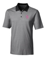 San Diego Padres City Connect Cutter & Buck Forge Tonal Stripe Stretch Mens Polo BL_MANN_HG 1