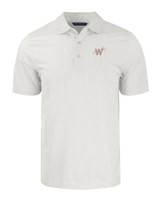 Washington Nationals City Connect Cutter & Buck Pike Eco Symmetry Print Stretch Recycled Mens Polo WHPOL_MANN_HG 1