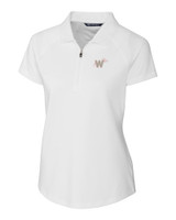 Washington Nationals City Connect Cutter & Buck Forge Stretch Womens Short Sleeve Polo WH_MANN_HG 1