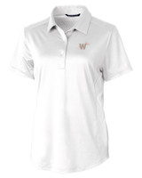 Washington Nationals City Connect Cutter & Buck Prospect Textured Stretch Womens Short Sleeve Polo WH_MANN_HG 1