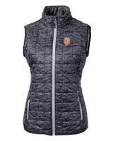 San Francisco Giants City Connect Cutter & Buck Rainier PrimaLoft® Womens Eco Insulated Full Zip Printed Puffer Vest BL_MANN_HG 1