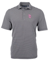 San Diego Padres City Connect Cutter & Buck Virtue Eco Pique Stripe Recycled Mens Big and Tall Polo BL_MANN_HG 1