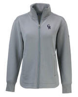 Colorado Rockies Cutter & Buck Roam Eco Full Zip Recycled Womens Jacket EG_MANN_HG 1