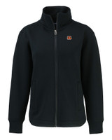 Cincinnati Bengals Cutter & Buck Roam Eco Full Zip Recycled Womens Jacket BL_MANN_HG 1