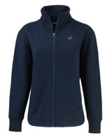 Carolina Panthers Americana Cutter & Buck Roam Eco Full Zip Recycled Womens Jacket NVBU_MANN_HG 1