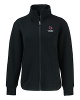 Louisville Cardinals Alumni Cutter & Buck Roam Eco Full Zip Recycled Womens Jacket BL_MANN_HG 