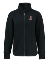 Washington State Cougars College Vault Cutter & Buck Roam Eco Full Zip Recycled Womens Jacket BL_MANN_HG 1