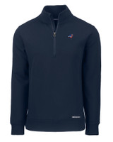 Carolina Panthers Americana Cutter & Buck Roam Eco Recycled Quarter Zip Mens Pullover NVBU_MANN_HG 1