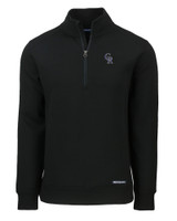 Colorado Rockies Cutter & Buck Roam Eco Recycled Quarter Zip Mens Pullover BL_MANN_HG 1