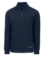 Miami Dolphins Americana Cutter & Buck Roam Eco Recycled Quarter Zip Mens Pullover NVBU_MANN_HG 1