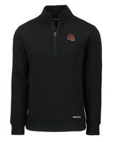 Cincinnati Bengals NFL Helmet Cutter & Buck Roam Eco Recycled Quarter Zip Mens Pullover BL_MANN_HG 1