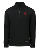 Western Kentucky Hilltoppers College Vault Cutter & Buck Roam Eco Recycled Quarter Zip Mens Pullover BL_MANN_HG 