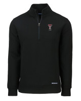 Texas Tech Red Raiders Alumni Cutter & Buck Roam Eco Recycled Quarter Zip Mens Pullover BL_MANN_HG 