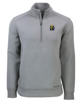 FIU Panthers College Vault Cutter & Buck Roam Eco Recycled Quarter Zip Mens Pullover EG_MANN_HG 