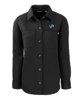 Detroit Lions Cutter & Buck Roam Eco Knit Womens Shirt Jacket BL_MANN_HG 1