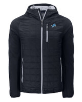 Detroit Lions Cutter & Buck Rainier Primaloft Eco Mens Full Zip Hybrid Jacket BL_MANN_HG 1