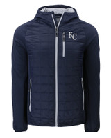 Kansas City Royals Cutter & Buck Rainier Primaloft Eco Mens Full Zip Hybrid Jacket DN_MANN_HG 1