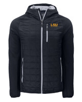 LSU Tigers Alumni Cutter & Buck Rainier Primaloft Eco Mens Full Zip Hybrid Jacket BL_MANN_HG 1