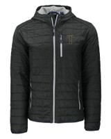 GA Tech Yellow Jackets College Vault Cutter & Buck Rainier Primaloft Eco Mens Full Zip Hooded Jacket BL_MANN_HG 1