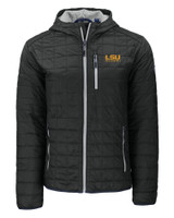 LSU Tigers Alumni Cutter & Buck Rainier Primaloft Eco Mens Full Zip Hooded Jacket BL_MANN_HG 1