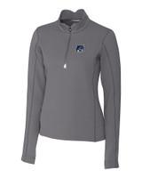 New Hampshire Wildcats College Vault Cutter & Buck Traverse Stretch Eco Quarter Zip Womens Pullover EG_MANN_HG 