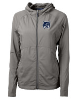 New Hampshire Wildcats College Vault Cutter & Buck Adapt Eco Knit Hybrid Recycled Womens Full Zip Jacket EG_MANN_HG 