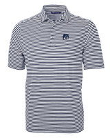 New Hampshire Wildcats College Vault Cutter & Buck Virtue Eco Pique Stripe Recycled Mens Big and Tall Polo NVBU_MANN_HG 