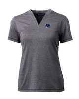 New Hampshire Wildcats College Vault Cutter & Buck Forge Eco Heathered Stretch Womens Blade Top CCH_MANN_HG 