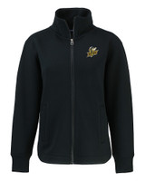 Baldwin Wallace Yellow Jackets Cutter & Buck Roam Eco Full Zip Recycled Womens Jacket BL_MANN_HG 