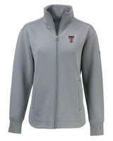 Texas Tech Red Raiders Cutter & Buck Roam Eco Full Zip Recycled Womens Jacket EG_MANN_HG 1