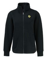 Cal Poly Mustangs Cutter & Buck Roam Eco Full Zip Recycled Womens Jacket BL_MANN_HG 